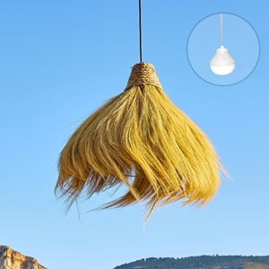 Suspension sans fil beige masai