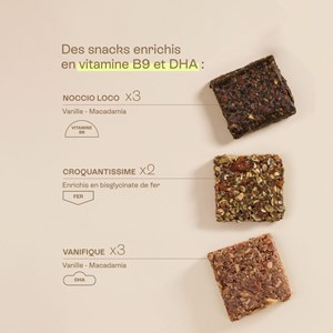 Découverte grossesse - 8 snacks