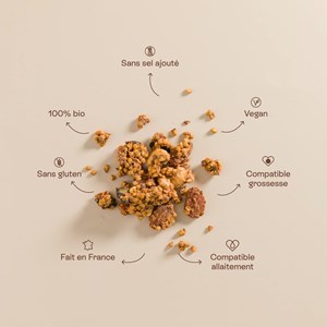 Tomato croq - granola salé