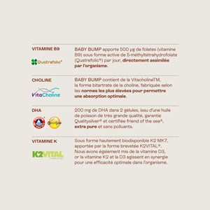 Baby bump-multivitamines-dha