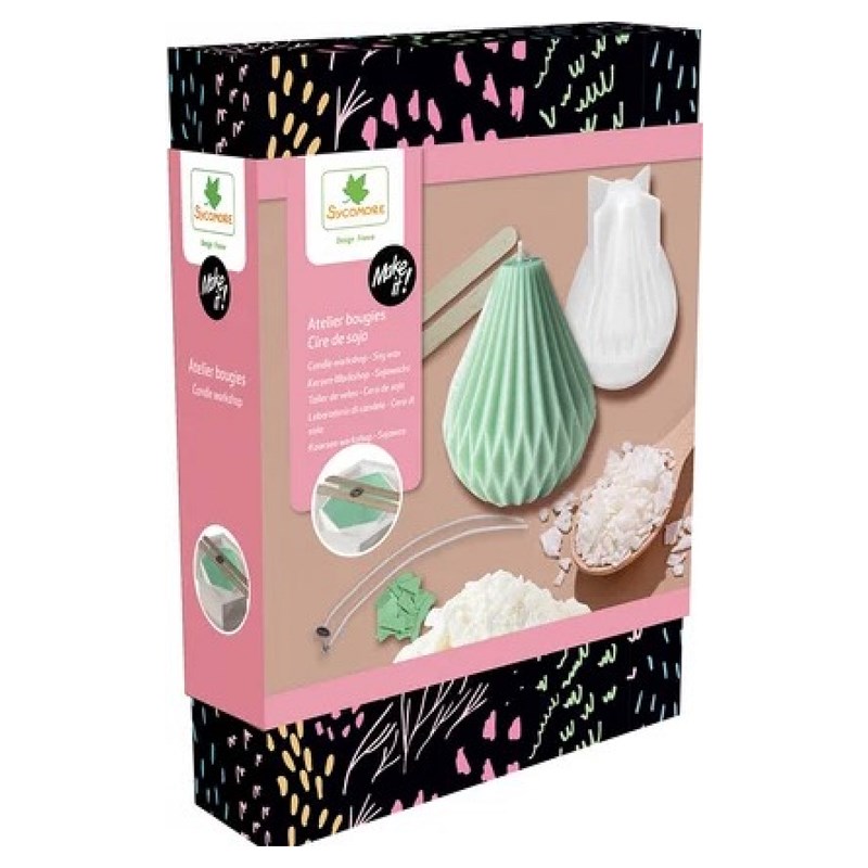 Make it - bougies diamant - cire de soja