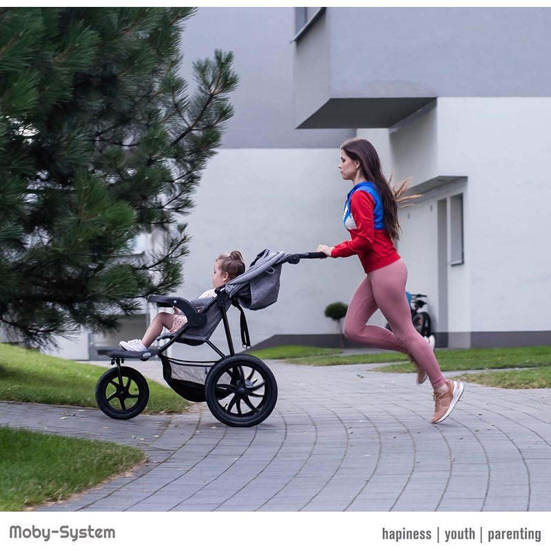 Poussette compacte pliable, 3 roues