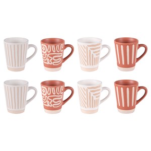 Lot de 8 tasses diwali 10 cl