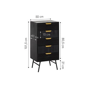 Chiffonnier en bois de manguier james