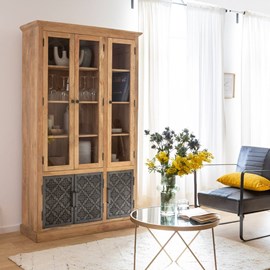 Vaisselier en bois de manguier