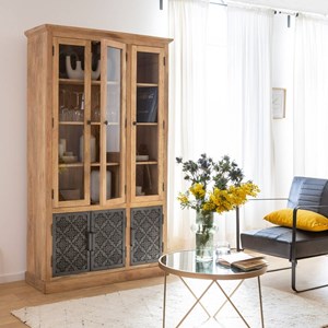 Vaisselier en bois de manguier