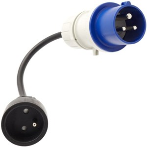 Cordon adaptateur borne de camping cao