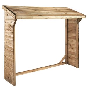 Abri buches bois 220x75x183cm