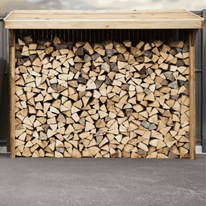 Abri bûches en bois traité olbia