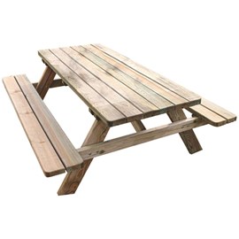 Table de pique-nique bois 6 personnes