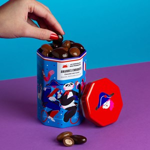 Amandes enrobées de chocolat