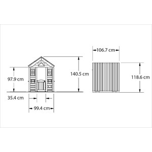 Maisonnette timberlake backyard