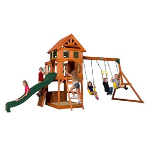 Aire de jeux en bois enfant atlantic -