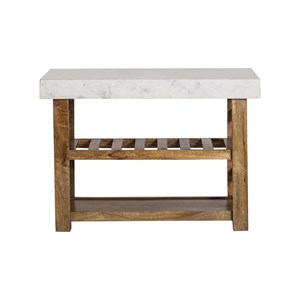 Billot en bois et en marbre