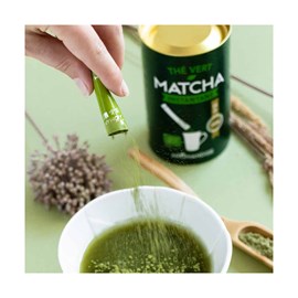 Matcha instantané bio en stick – boisson prête, douceur & énergie naturelle