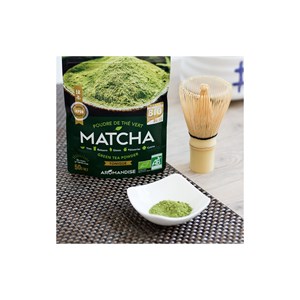 Fouet à matcha chasen – bambou traditionnel japonais pour latte et cérémonie