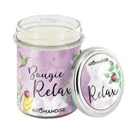 Bougie parfumée relax - 100% végétale -