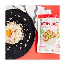 Spaghettis de konjac bio faibles calories fibres japon 150g