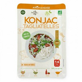 Tagliatelles de konjac bio faibles calories fibres japon 150g