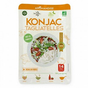 Tagliatelles de konjac bio faibles calories fibres japon 150g