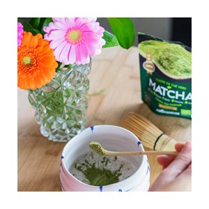 Thé vert matcha bio poudre culinaire doux uji japon 50g
