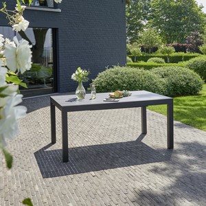 Table de jardin aluminium 6&nbsp;10 p