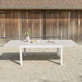 Table de jardin aluminium 6&nbsp;10 p