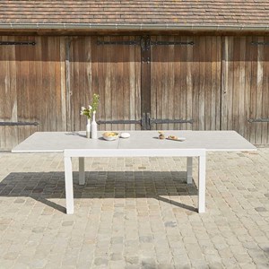 Table de jardin aluminium 6&nbsp;10 p