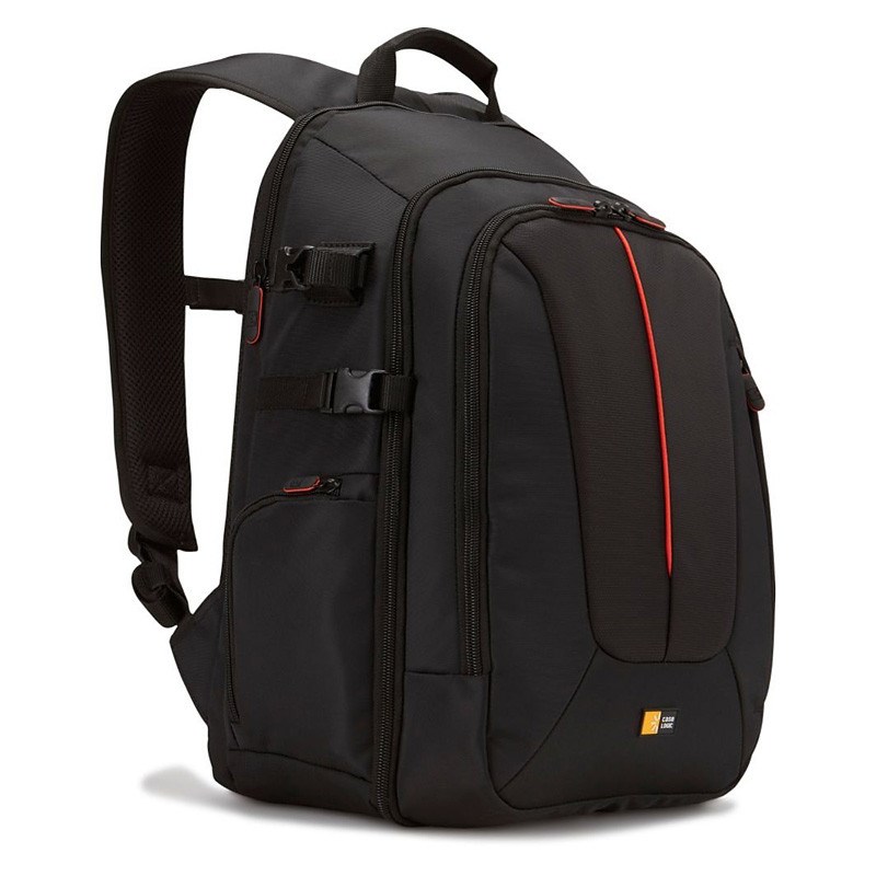 Case logic sac à dos noir et rouge - dcb309k