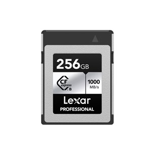 Lexar carte pro cfexpress 256 go type b card silver series 1000r600w mos
