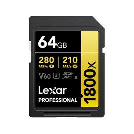 Lexar carte sdxc 64 go 1800x pro 270 mo