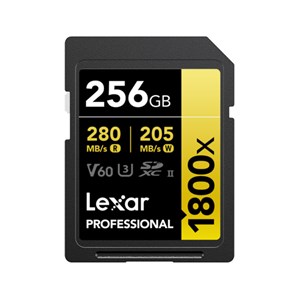 Lexar carte sdxc 256 go 1800x pro 270 m