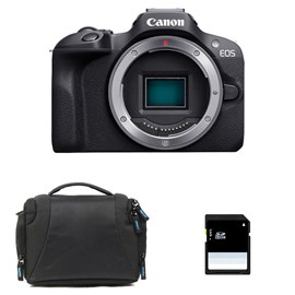 Canon eos r100 nu + sac + carte sd 8 go