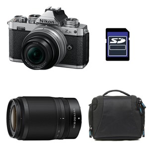 Nikon z fc + z 16-50 silver + z 50-250 + sac + carte sd 8 go