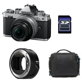 Nikon z fc + z 16-50 silver + sac + carte sd 8 go + adaptateur ftz ii