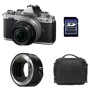 Nikon z fc + z 16-50 silver + sac + carte sd 8 go + adaptateur ftz ii
