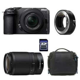 Nikon z30 + z 16-50 + z 50-250 + sac + carte sd 8 go + adaptateur ftz ii
