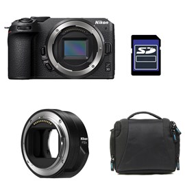 Nikon z30 nu + sac + carte sd 8 go + adaptateur ftz ii