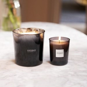 Grande bougie parfumée 450g ambre