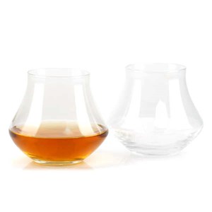 Coffret de 2 verres warm whisky et rhum