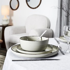 Service à vaisselle 12 pièces grès