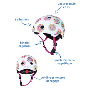 Casque doodle dots